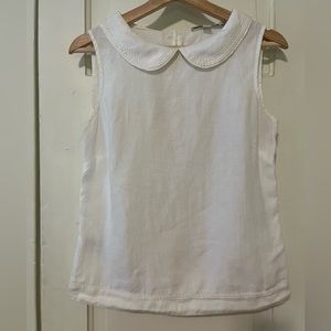 Boden Sleeveless Linen Blouse